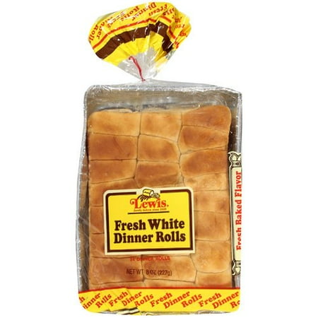 Lewis: Fresh White Dinner Rolls, 8 oz