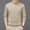 #Beige, variant on Men's Knitted Pullover Sweater Casual Mock Turtleneck Raglan Sweater #Army Green Big and Tall XXXXL