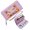Purple, variant on GEEAD Women Wallet With Credit Card Holder Wallet with Large Capacity Zip for Women Fall Y'all Pumpkins Autumn Leaves Stylish Accessory Smooth Texture Ideal GiftSoft Texture