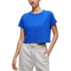 thumbnail image 1 of Remera CRZ YOGA Crop Top de Algodón Pima Azul Talle M, 1 of 5