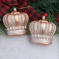 thumbnail image 3 of Shoreew 2 Pcs Christmas Crown Ornaments Vintage Style Plastic Red Green/Goldem Royal Crown Ornament for Xmas Tree Window Shop Home Holiday Decor, 3 of 7