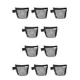 thumbnail image 2 of Wosthever Bolsa de almacenamiento de malla de nailon transparente transpirable portátil Clips de papel Abrazaderas Organizador Oficina Bolsas Negro 10piezas, 2 of 3