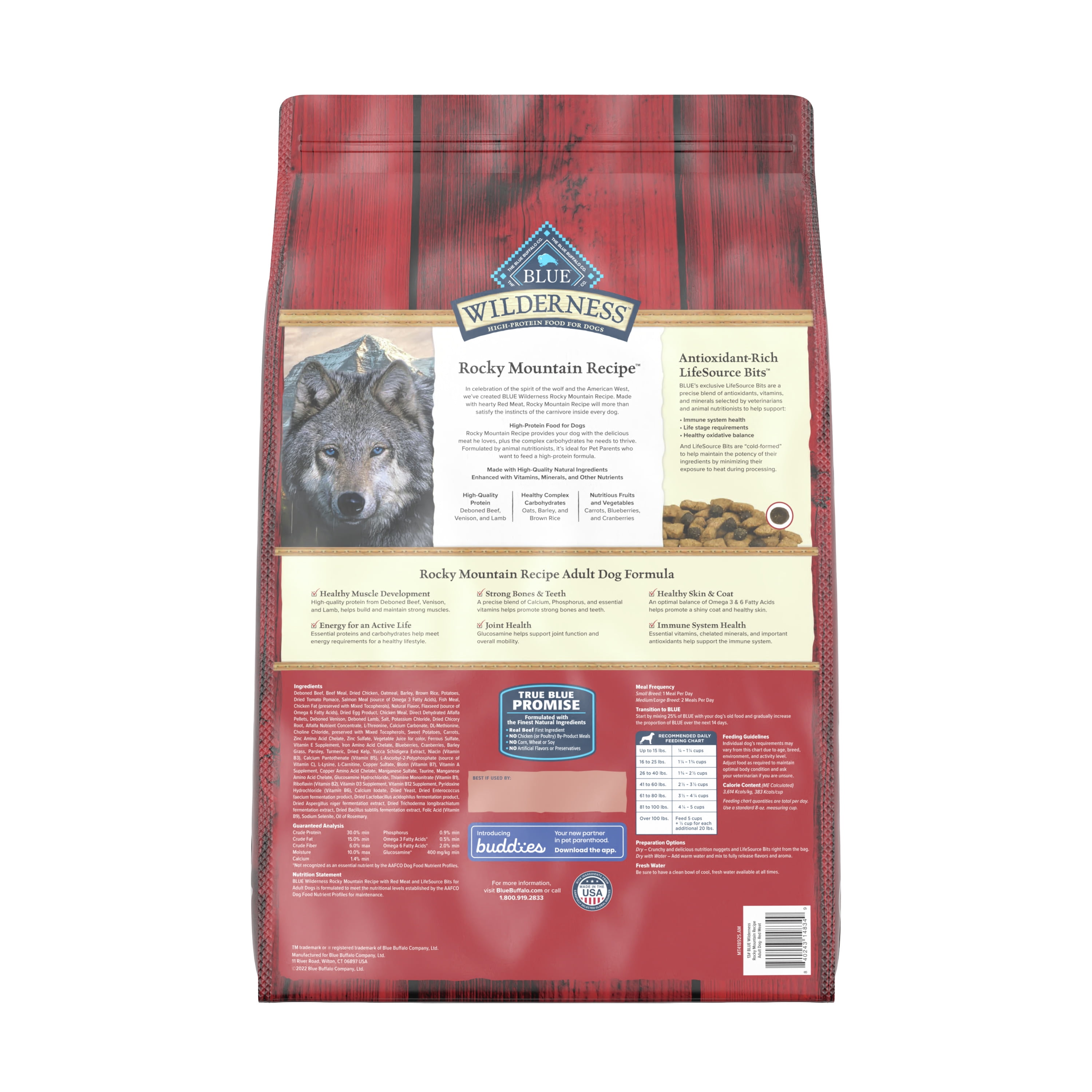 Blue wilderness rocky mountain dog food sale