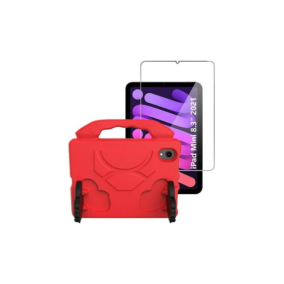 SaharaCase Apple iPad Mini (6th Gen 2021) Protection Bundle KidProof Case with Tempered Glass Screen