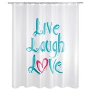Allure Home Creation Live Laugh Love Shower Curtain