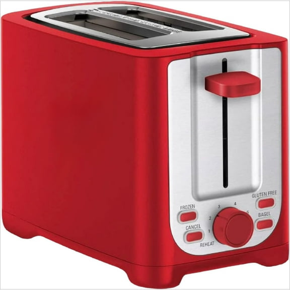 Toaster with Auto Shutoff - Extra Wide Slot and Removable Crumb Tray with Cancel, Defrost and Reheat Functions - Toast, Bagels and Waffles