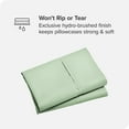 thumbnail image 5 of Bare Home Sateen Weave Pillowcase Set - 400 Thread Count - 100% Organic Cotton - King, Willow, 2-Pieces, 5 of 5