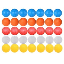 Indoor Golf Practice Balls in Assorted Colors for Training Aids 35pcs Lightweight Plastic