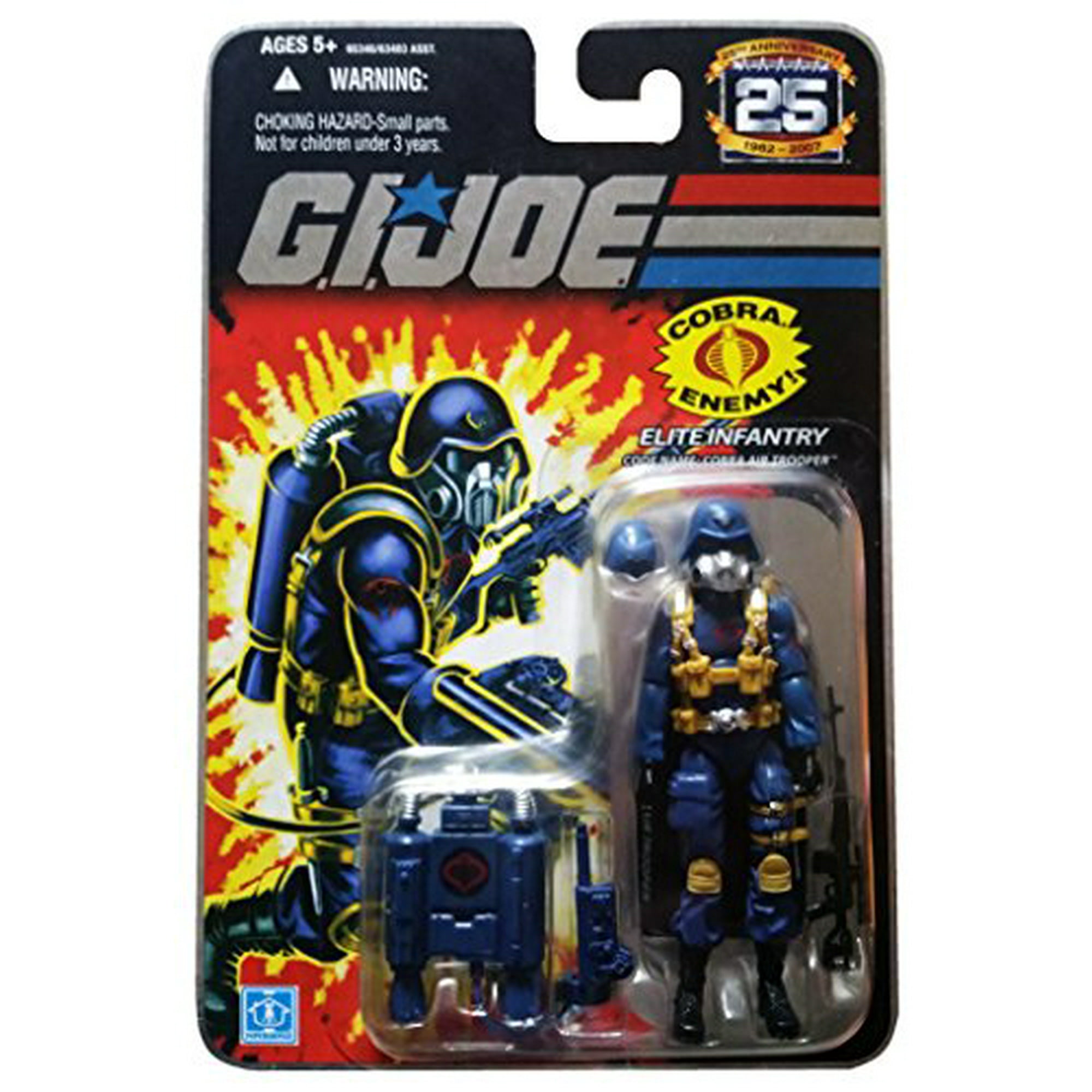 G.I. Joe 25th Anniversary Cobra Air Trooper Elite Infantry 3.75 Inch Action Figure