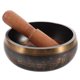 thumbnail image 1 of 1 juego de cuencos tibetanos de relajación, cuencos de sonido budistas de cobre, cuencos de sonido para meditación con mazo de madera para yoga, accesorios espirituales de 11,5 cm, 1 of 7