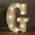 thumbnail image 2 of LED Letter Lights Sign Letters Light Up Letters Sign for Night Light Wedding Birthday Party Battery Powered Christmas Lamp Home Bar, 2 of 8