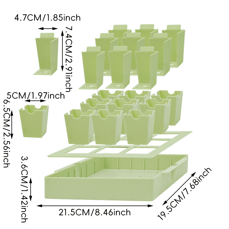Outdoor Garden Tools And Seed Starter Trays, Made Of Plastic, Reusable For Gardening