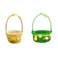 thumbnail image 1 of 2 cestas de regalo de Pascua, huevos, , niño, niña, almacenamiento de dulces, bolsa de mano, decoraciones Baoblaze Canasta de Huevos de Pascua, 1 of 8