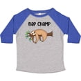 thumbnail image 3 of Inktastic Nap Champ Cute Sleeping Sloth Boys or Girls Toddler T-Shirt, 3 of 5
