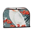 thumbnail image 2 of Uemuo Cockatoo Red Berries Print Toaster Cover 2 Slice, Small Kitchen Appliance Covers, Toaster Oven Cover with Loop, Bread Machine Cover Dust Cover Protection, 2 of 7