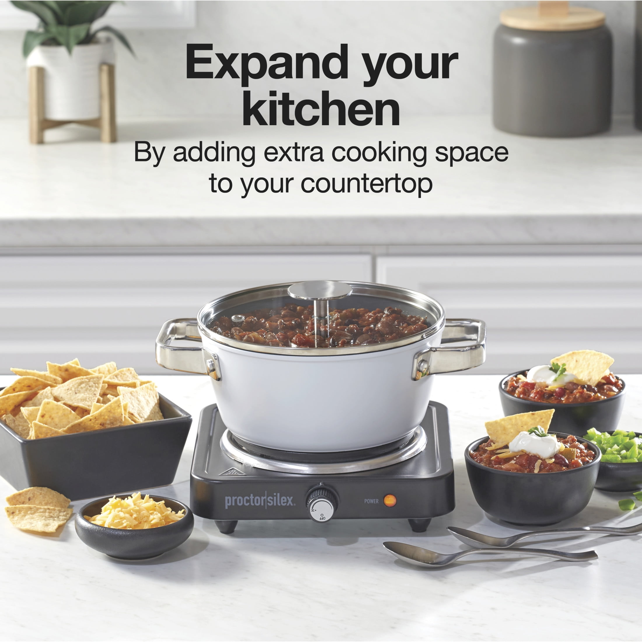 Proctor Silex Countertop Single Electric Burner with