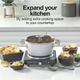 thumbnail image 2 of Proctor Silex Countertop Single Electric Burner with Adjustable Temperature, Portable, Black, 2 of 9