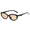 thumbnail image 2 of Adults Unisex Summer Personality Fashion Transparent Retro Wide Leg Multicolor Small Sunglasses, 2 of 4