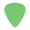 Green, variant on Exotic Plectrums - Delrin Orange Guitar Or Bass Pick - 0.60 mm Medium Light Gauge - Premium Made In USA - 351 Shape - 6 Pack