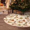 thumbnail image 5 of Rateoe Tropical Desert Pattern Christmas Tree Skirt with Ties , Christmas Tree Decorations, Farmhouse Christmas Decor Xmas Holiday Decorations-36", 5 of 6