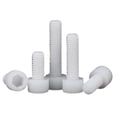 thumbnail image 5 of 10pcs White nylon plastic cup head socket head cap screw M10x100mm, 5 of 5