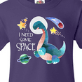 thumbnail image 4 of Inktastic I Need Some Space Dinosaur Astronaut with Stars and Planet Youth T-Shirt, 4 of 5