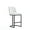 White, variant on Manhattan Comfort Serena Counter Stool with Metal Base in Gray