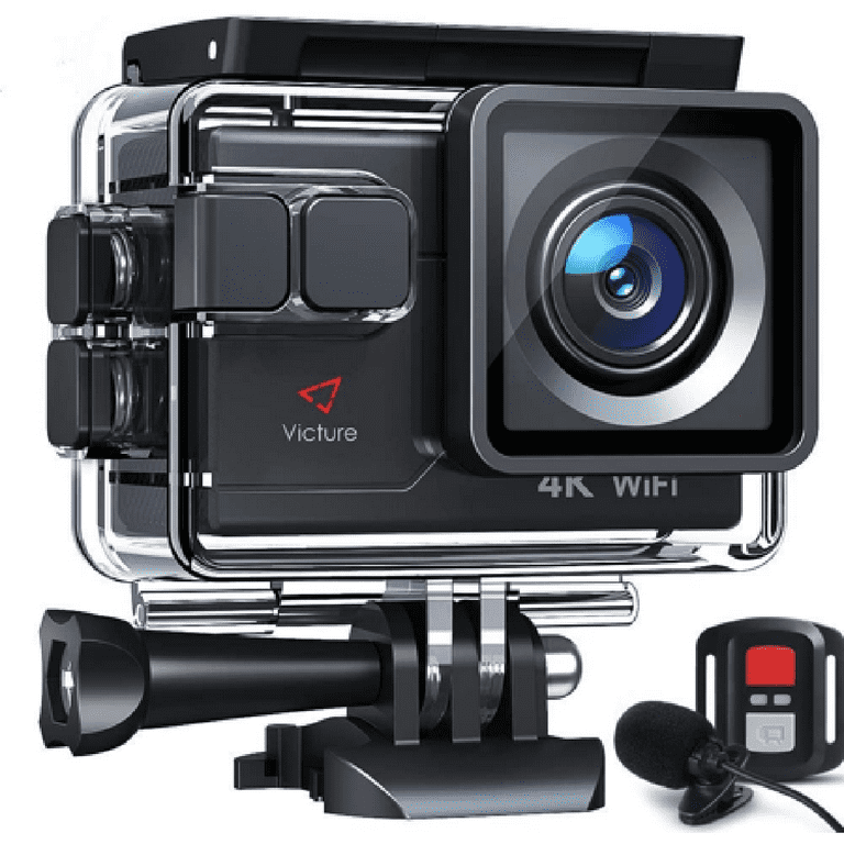 Victure アクションカメラ 4K AC700 Restored Victure AC700 4K Action Camera 20MP Waterproof
