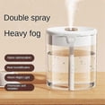 thumbnail image 4 of 2L Dual Spray Humidifier with USB Power for Home, Bedroom, Office Use and Night Light Feature, 4 of 5
