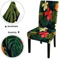 thumbnail image 4 of Summer Chair Cover Colorful Hawaiian Tropical Plants and Hibiscus Flowers Chair Covers Set of 4 Stretch Removable Washable Slipcovers for Dining Room Hotel Kitchen, 4 of 5