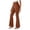 Brick Red, variant on Women's High Waisted Boot Cut Yoga Pants 4 Pockets Workout Pants Tummy Control Women Bootleg Work Pants Dress Pants Dark Green,Size XL