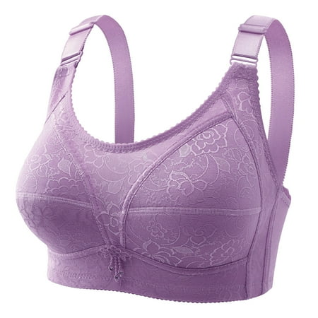 

Women s Bra Comfortable Thin No Steel Rim Gathered Anti Glare Large Lace Cute Elegant Underwear For Women