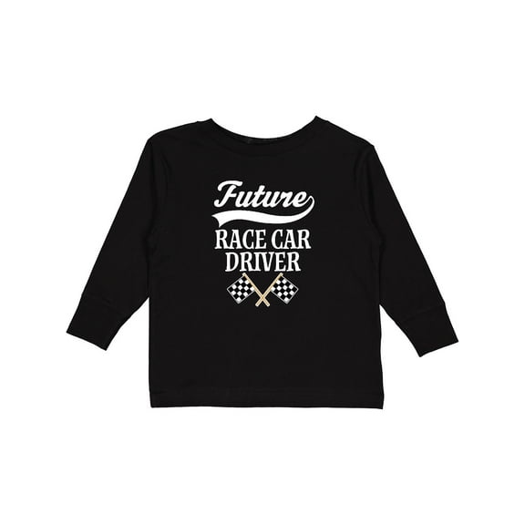 Inktastic Future Race Car Driver Racing Boys Long Sleeve Toddler T-Shirt