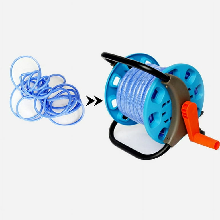 Portable 20M Household Garden Water Hose Reel Cart Pipe Storage Car Washer  Pipehose Winding Tool Rack Holder 