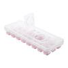 thumbnail image 3 of Molde de Cocina Bandeja para cubitos de hielo y cubierta antipolvo Molde para hacer hielo sin BPA de alta capacidad (C rosa) Sywqhk Libre de BPA, 3 of 9