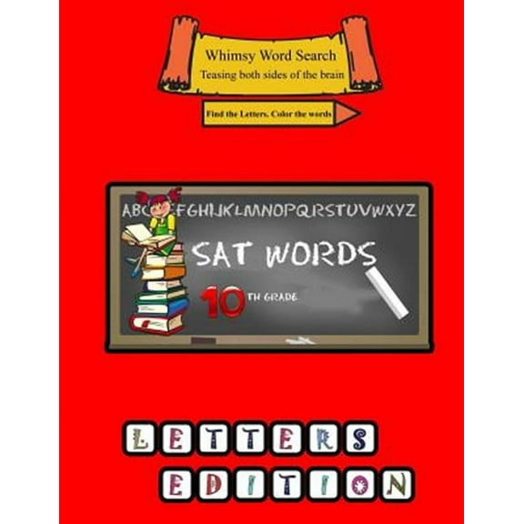 Whimsy Word Search, SAT Vocabulary - 10th grade (Paperback) by Claire Mestepey