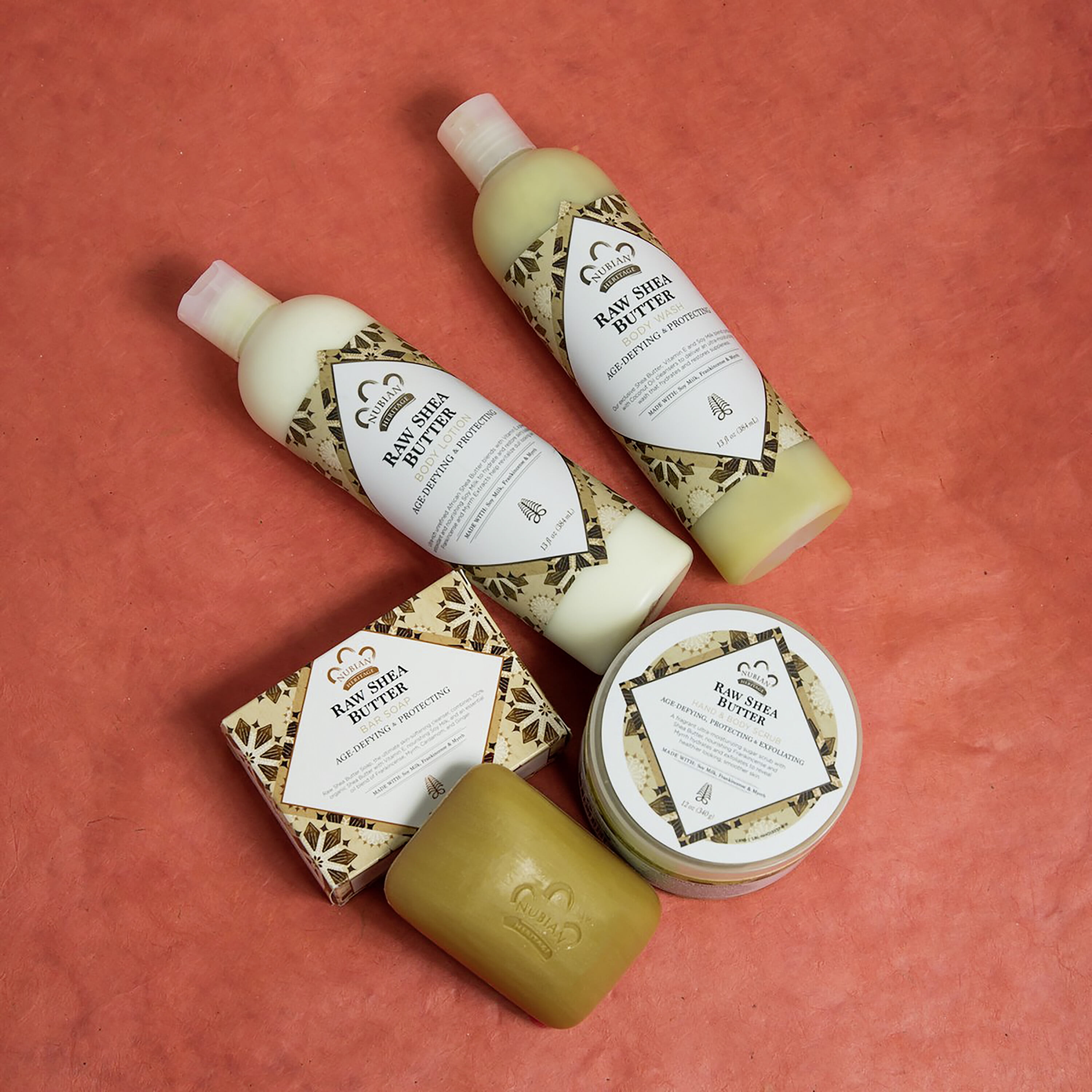 (3 pack) Nubian Heritage Bar Soap for Dry Hands Raw Shea Butter Cruelty Free Skin Care, 5 oz