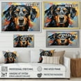 thumbnail image 4 of Designart "Dog Canine Companion composition" Animals Wall Art Print, 4 of 5