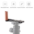 thumbnail image 3 of Handgrip L Shape Grip for Lumix S9, Camera Hand Grip L Bracket Built in Quick Release Plate, Wooden Handle, with 1/4 Inch Screw Hole, 3 of 7