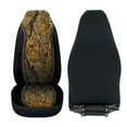 thumbnail image 4 of Uorisanigo Car Seat Covers, Plush Yellow Camo Hunting Seat Covers, Front Seats Cover 2PCS, Seats Cushion Stylish Car Accessories Fit for Most Sedans SUVs Trucks, 4 of 7