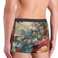 thumbnail image 3 of Fotbe Butterflies In Blooming Garden Men’s Total Support Pouch Boxer Briefs, X-Temp Cooling, Moisture-Wicking Underwear, Regular, Long-leg and Trunk-X-Large, 3 of 6