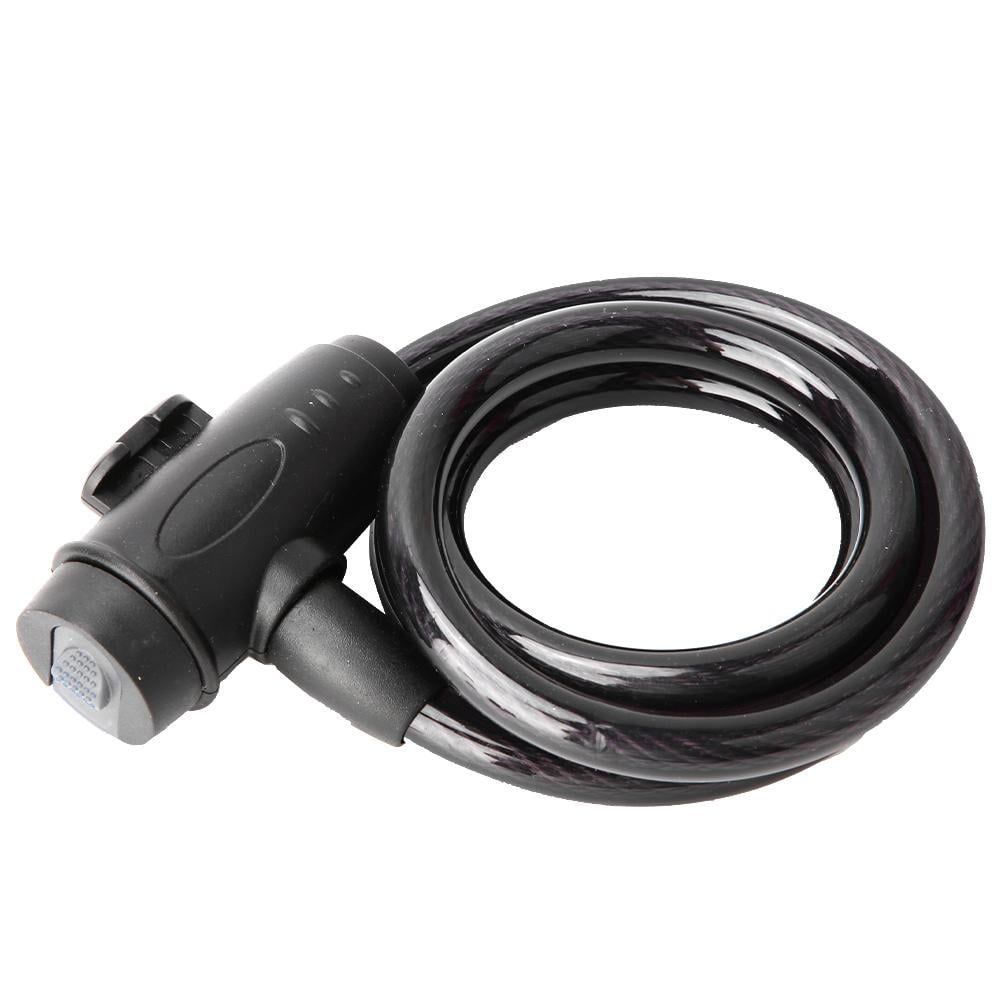 Qiilu Universal Bike Lock, Portable Bike Lock,Universal Outdoor