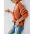 thumbnail image 4 of U.Vomade Chandail Femme Automne et Hiver Tricot Épais Col Roulé, 4 of 6
