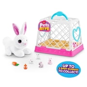 Pets Alive Mommy Bunny & Baby Surprise by ZURU - Interactive Electronic Pet Playset for Kids Ages 3+