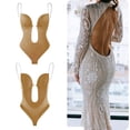 thumbnail image 4 of Clearance Sale 2025 Shapers Shapewear For Women Plus Size Backless Built In Bra Body Shaper Seamless With Open Crotch, 4 of 9