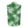 thumbnail image 4 of Chiccall Mens Hawaiian Tank Tops Tropical Beach Graphic Sleeve Shirts Floral Button Down V Neck Pockets Summer Tee Tops 2XL Green, 4 of 5