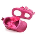 thumbnail image 7 of JAHH Baby Spring Summer and Autumn Shiny Shoes Bow Baby Shoes Soft Bottom Non Slip Single Shoes for Toddler/Little Kid/Big Kid(0-6 Months,Hot Pink), 7 of 7
