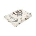 thumbnail image 6 of Kll Fleece Blanket Plush Throw Blanket Anchor With Rope,Soft Fuzzy Cozy Flannel Blanket For Couch Sofa Bed.(80"X60"), 6 of 9