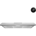 thumbnail image 4 of Streamline 36 in. Avellino Convertible Undermount 80 CFM Range Hood in Brushed Stainless Steel with Mesh Filters, Push Button Control, LED Light, 4 of 9