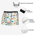 thumbnail image 3 of Yiaed Cute Transport Print Men's Soft Cotton Boxer Shorts Breathable Boxers Underwear Moisture-Wicking Underwear Stretch Boxer Briefs for Man-Medium, 3 of 5